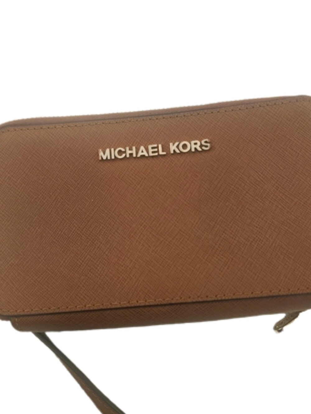 MICHAEL KORS Brown Leather Crossbody Bag